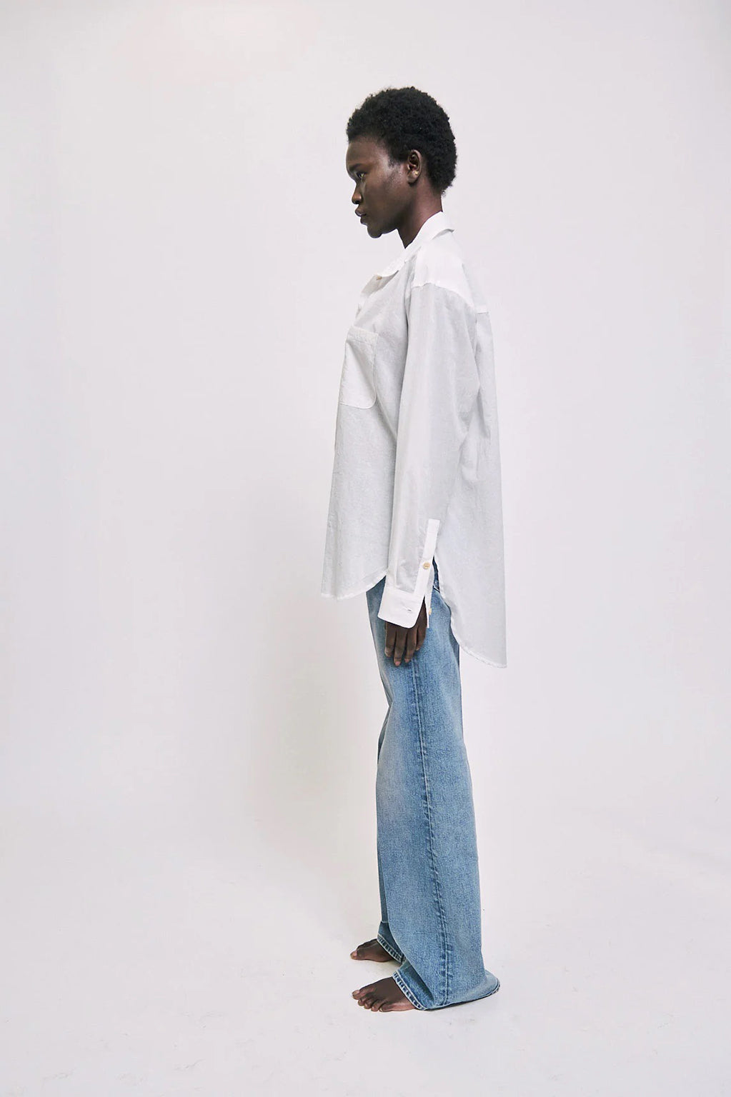 THE MID RISE CREASE JEAN