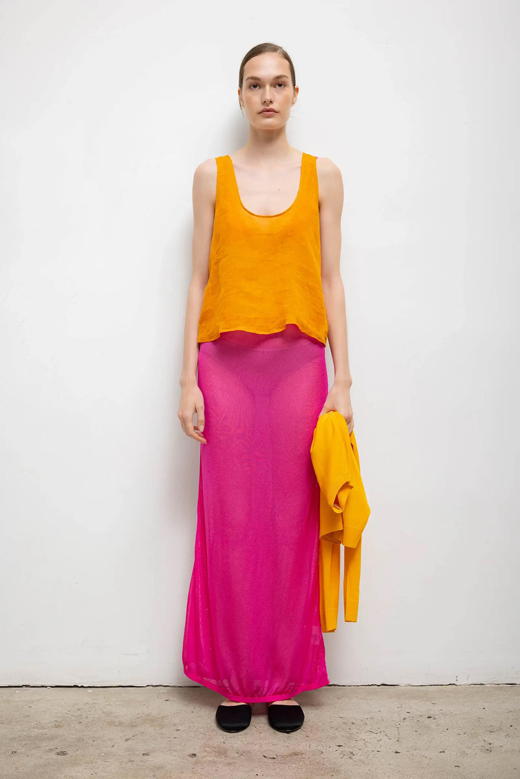 JACK MIDI SKIRT