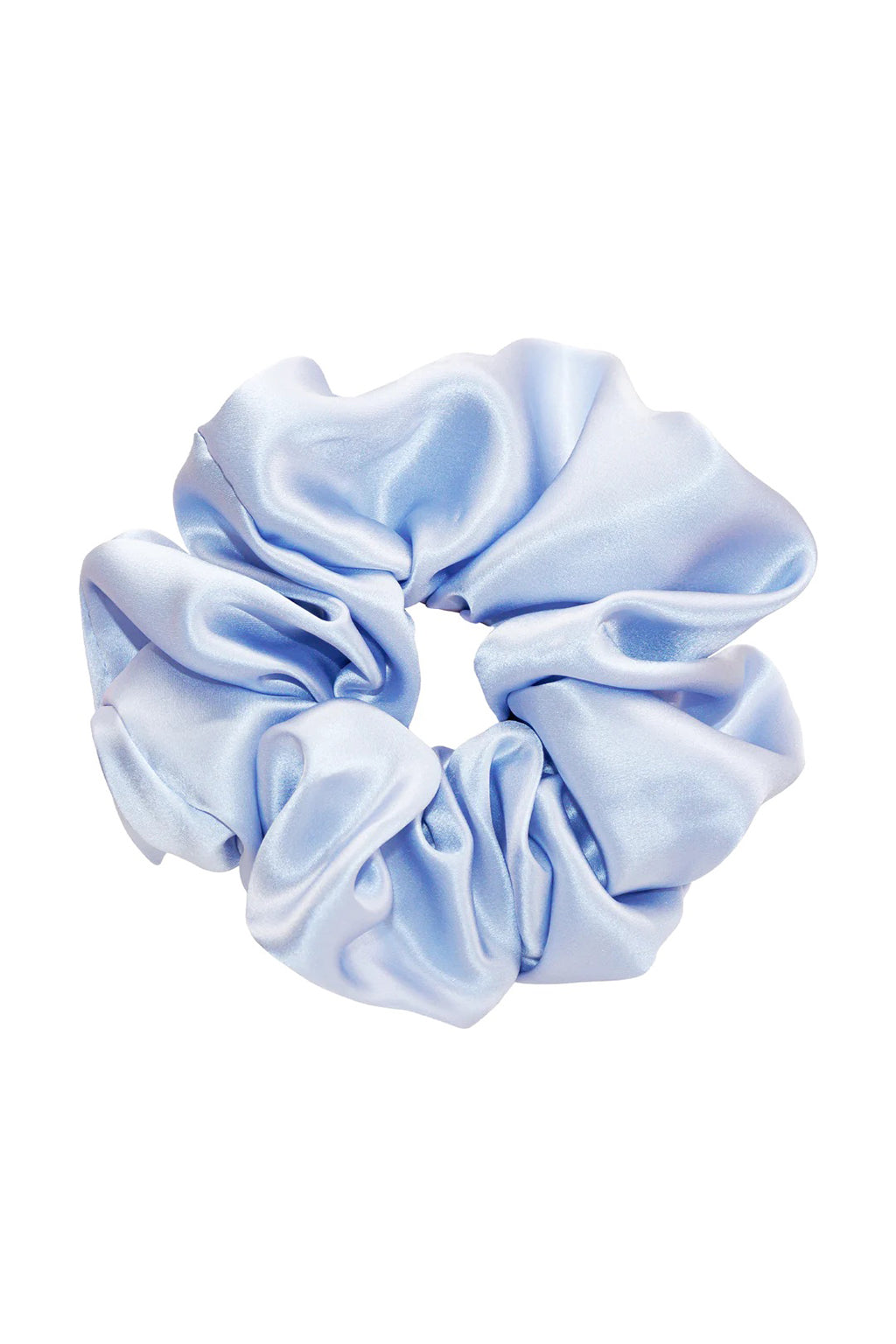 SWEET DREAMS SILK SCRUNCHIE IN PERIWINKLE