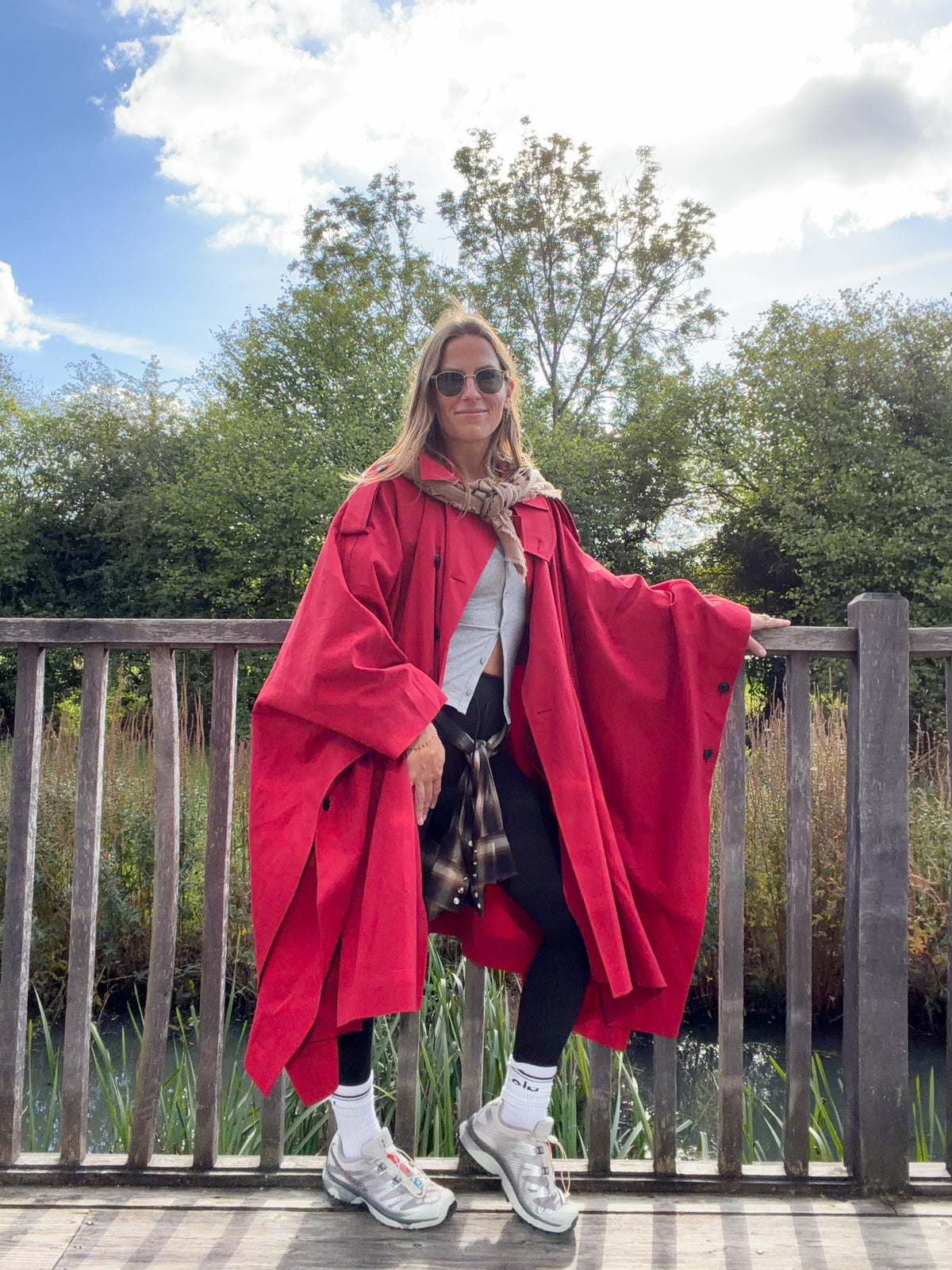 CAPE TRENCH COAT
