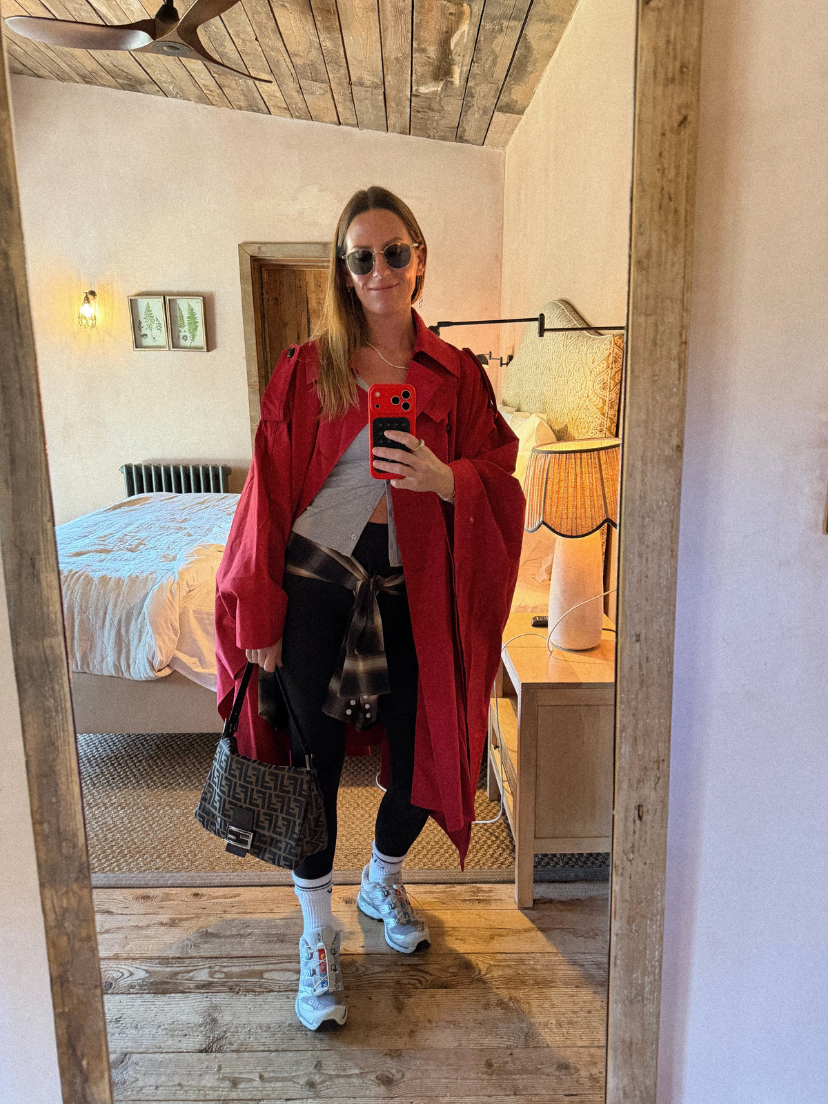 CAPE TRENCH COAT
