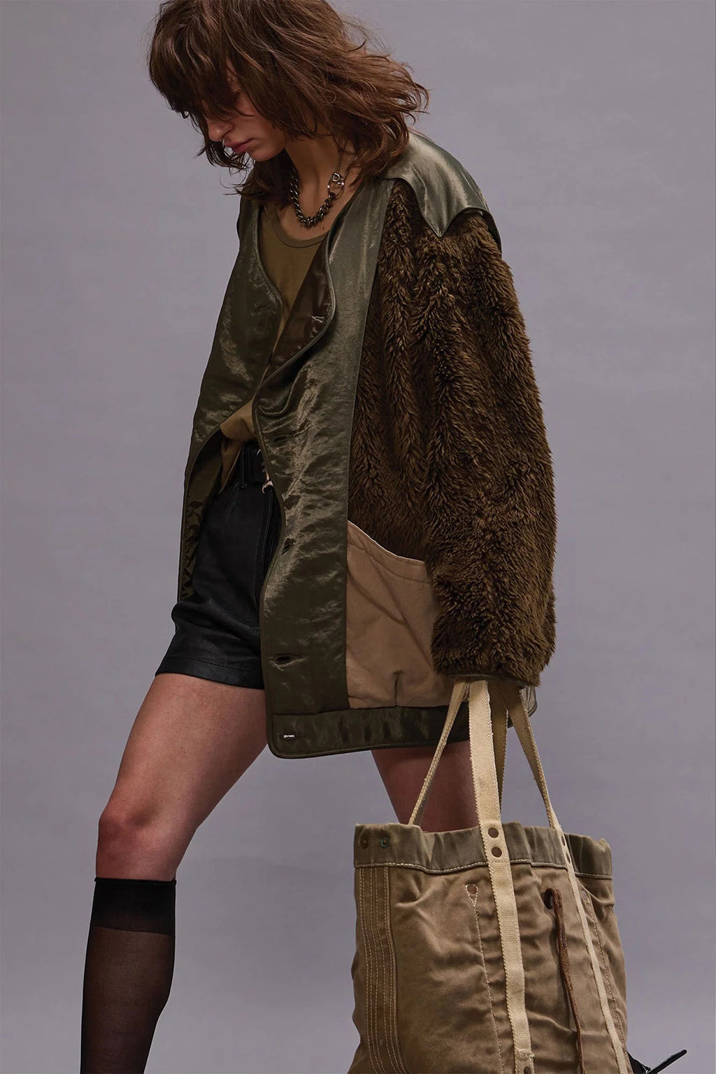 COCOON FLEECE LINER COAT