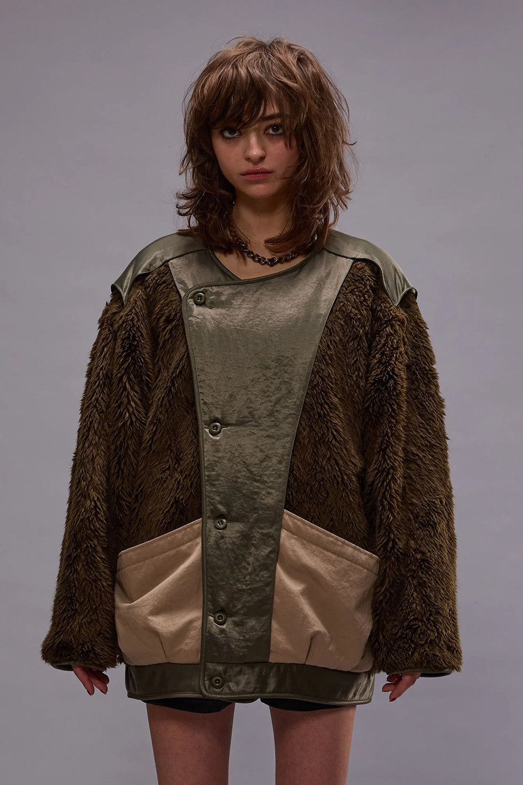 COCOON FLEECE LINER COAT