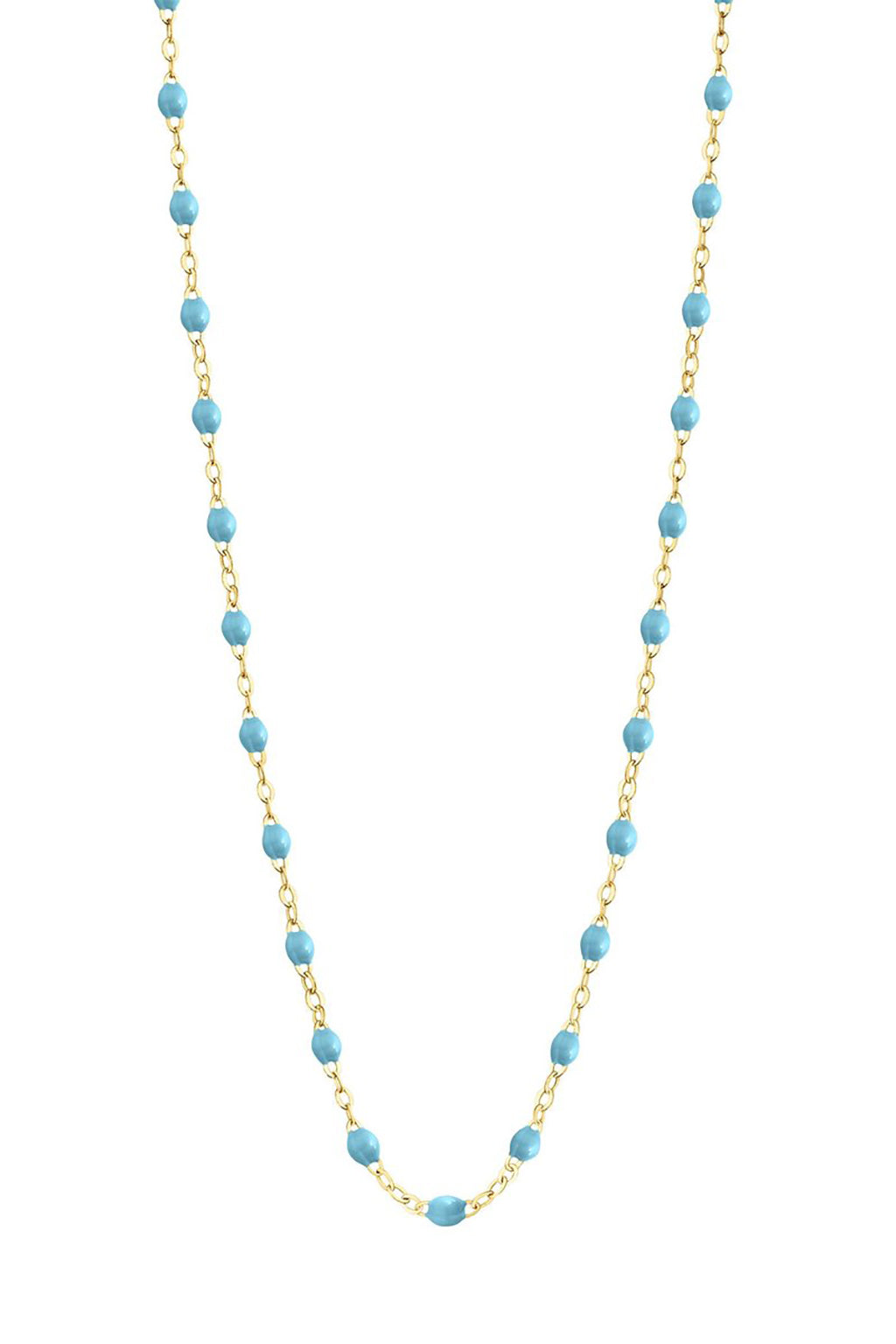 COLLIER CLASSIQUE GIGI 40 CM EN TURQUOISE